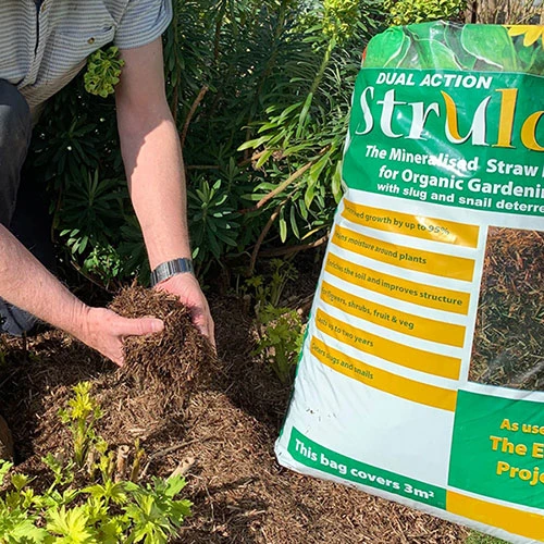 Strulch Mineralised Straw Garden Mulch 2 Strulch Mineralised Straw Garden Mulch - Image 2