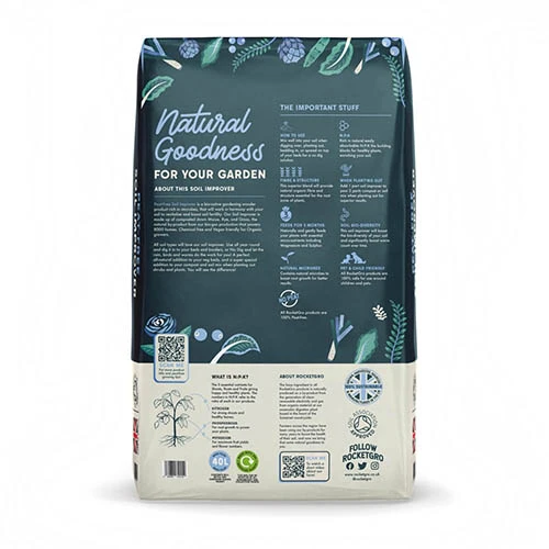 Twin Pack RocketGro Peat-Free Soil Improver 40L 2 Twin Pack RocketGro Peat-Free Soil Improver 40L - Image 2