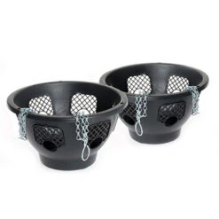 Pair Of 12" Easy Fill Hanging Baskets