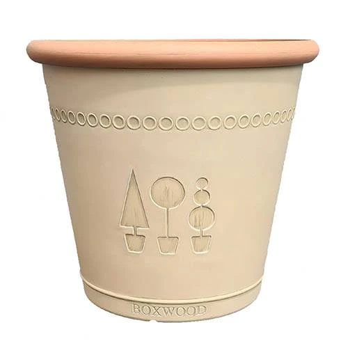 'Boxwood' Acorn 33cm Brown Planter 1 'Boxwood' Acorn 33cm Brown Planter