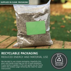 Multi-Purpose & Hardwearing Grass Seed Mix - Back Lawn, 1kg -You Garden 140101 3