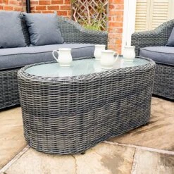 Bunbury Sofa Set Grey Weave -You Garden 160288 3