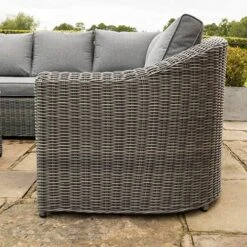 Bunbury Corner Sofa Set-Grey Weave -You Garden 160292 2