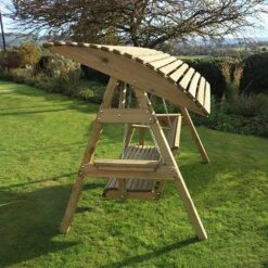 Miami 3 Seater Swing Seat With Cushion -You Garden 160505 2