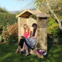 Dorset Arbour With Storage Box And Seat Cushion