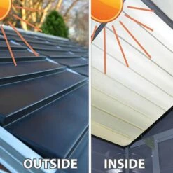 Palram 6x3 Skylight Grey Deco Apex Shed -You Garden 160732 1