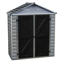 Palram 6x3 Skylight Grey Deco Apex Shed -You Garden 160732 2