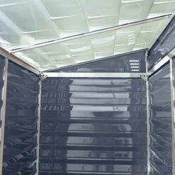 Palram 4x6 Skylight Grey Pent Shed -You Garden 160733 4