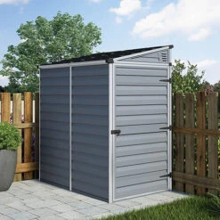 Palram 4x6 Skylight Grey Pent Shed -You Garden 160733 7