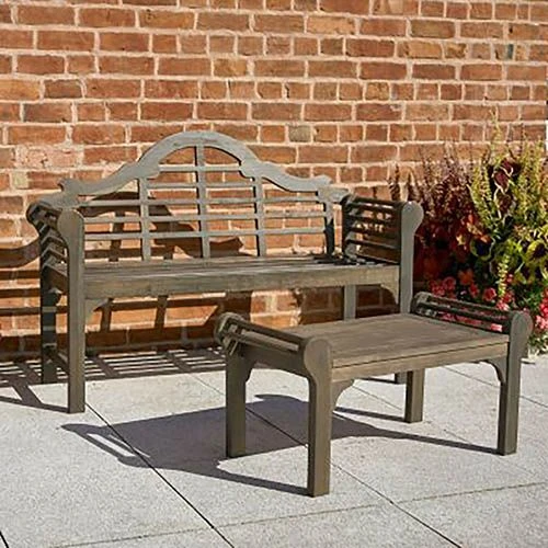 Lutyens Style Bench - Chestnut 1 Lutyens Style Bench - Chestnut