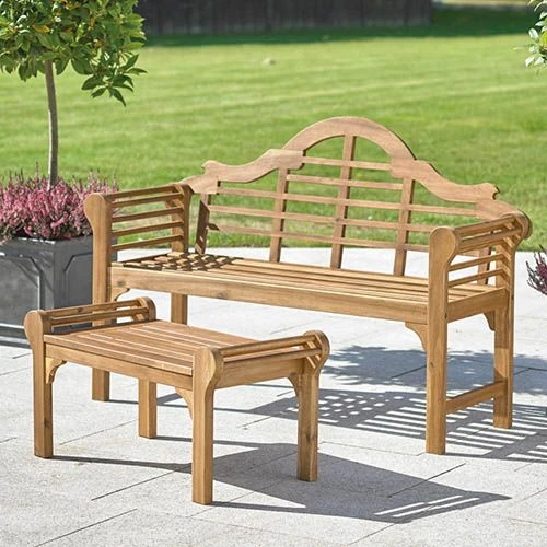 Lutyens Style Bench - Natural 1 Lutyens Style Bench - Natural