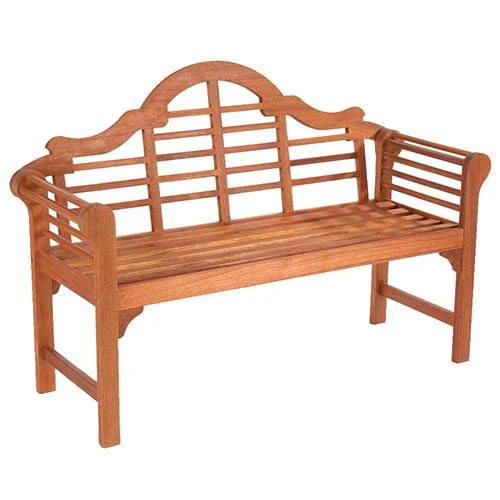 Lutyens Style Bench - Natural 2 Lutyens Style Bench - Natural - Image 2