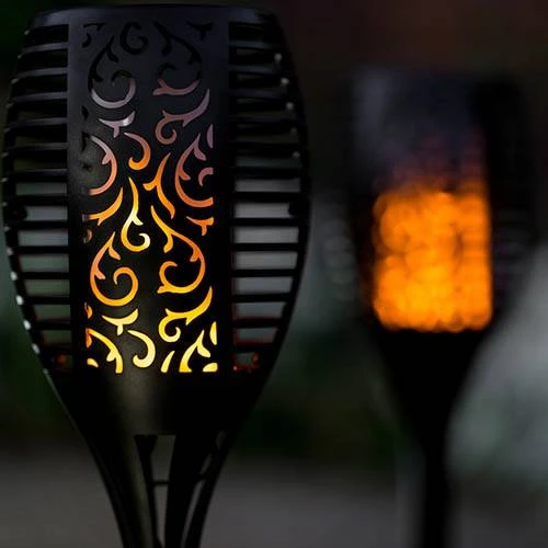 TrueFlame Mini Solar Torch Light 2pk 1 TrueFlame Mini Solar Torch Light 2pk