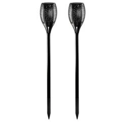 TrueFlame Mini Solar Torch Light 2pk 6 TrueFlame Mini Solar Torch Light 2pk -You Garden 160871 2