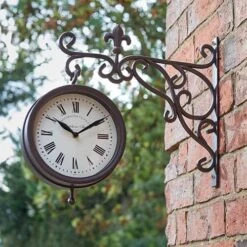 Marylebone Station Wall Clock And Thermometer -You Garden 160956 1