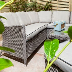 Prestbury Casual Dining Set- Natural Stone 16 Prestbury Casual Dining Set- Natural Stone -You Garden 161227 7