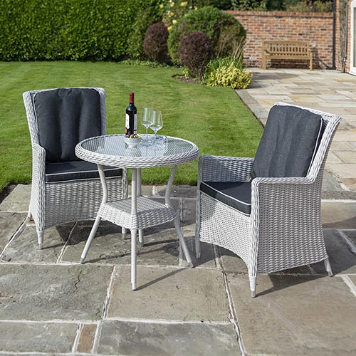 Prestbury Bistro Set Putty Grey 1 Prestbury Bistro Set Putty Grey