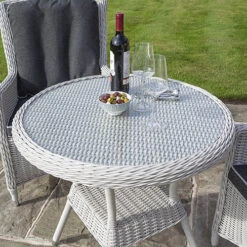 Prestbury Bistro Set Putty Grey 11 Prestbury Bistro Set Putty Grey -You Garden 161228 2