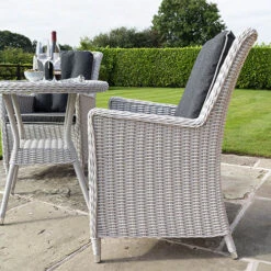 Prestbury Bistro Set Putty Grey 14 Prestbury Bistro Set Putty Grey -You Garden 161228 5
