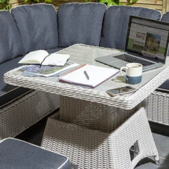 Prestbury Compact Diner Set Putty Grey 12 Prestbury Compact Diner Set Putty Grey -You Garden 161231 3