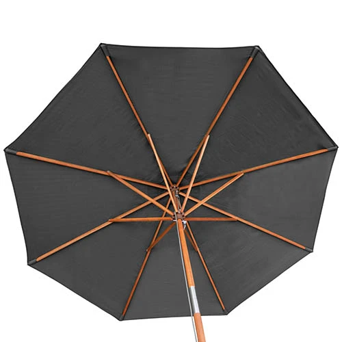 Willington Grey 2.7m Wooden Parasol 3 Willington Grey 2.7m Wooden Parasol - Image 3