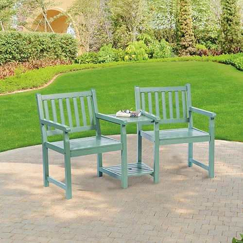 Danesford Duo Bench-Sage Green 2 Danesford Duo Bench-Sage Green - Image 2