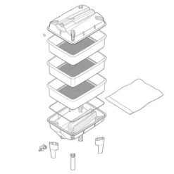 Tiger Wormery-3 Tray 11 Tiger Wormery-3 Tray -You Garden 161318 5