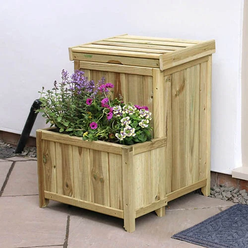 Parcel Safe Store With Planter 1 Parcel Safe Store With Planter
