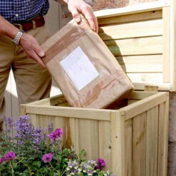 Parcel Safe Store With Planter 8 Parcel Safe Store With Planter -You Garden 161418 3