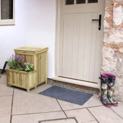 Parcel Safe Store With Planter 9 Parcel Safe Store With Planter -You Garden 161418 4