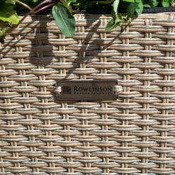 Square Rattan Planter In Natural Weave-Pack Of 2 5 Square Rattan Planter In Natural Weave-Pack Of 2 -You Garden 161441 2