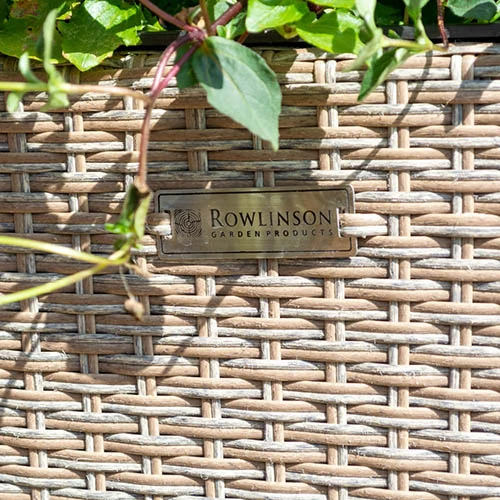 Tall Rattan Planter In Natural Weave 2 Tall Rattan Planter In Natural Weave - Image 2