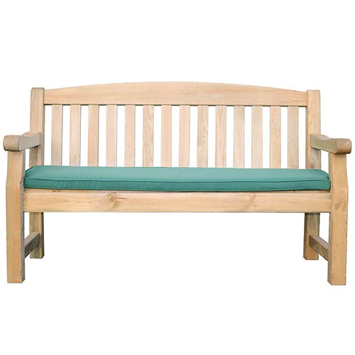 Emily Bench 3 Seater Green Seat Pad 5ft 1 Emily Bench 3 Seater Green Seat Pad 5ft