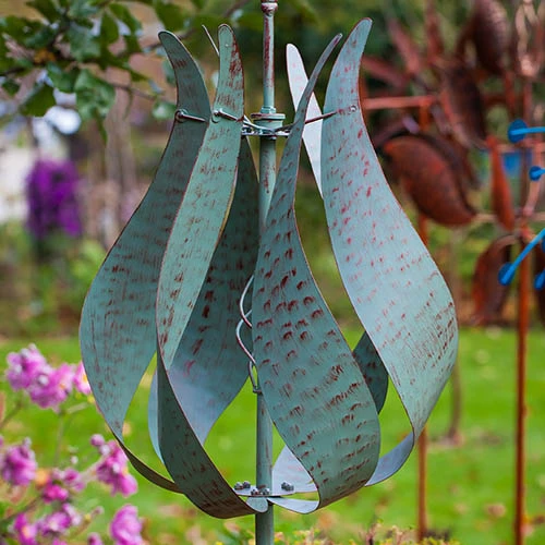 Jubilee Verdigris Wind Sculpture 1 Jubilee Verdigris Wind Sculpture