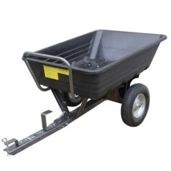 You Garden 8 The Handy 650lb Poly Body Towed Dump Cart