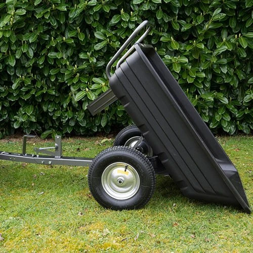 The Handy 650lb Poly Body Towed Dump Cart 5 The Handy 650lb Poly Body Towed Dump Cart - Image 5