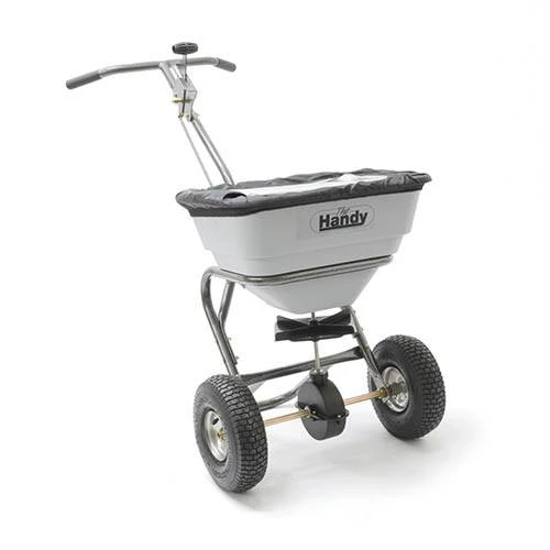 The Handy 31.75kg (70lbs) Heavy Duty Push Broadcast Spreader 1 The Handy 31.75kg (70lbs) Heavy Duty Push Broadcast Spreader