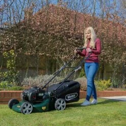 Webb 18'' Self Propelled Steel Deck Petrol Rotary Mower 7 Webb 18'' Self Propelled Steel Deck Petrol Rotary Mower -You Garden 180237 2